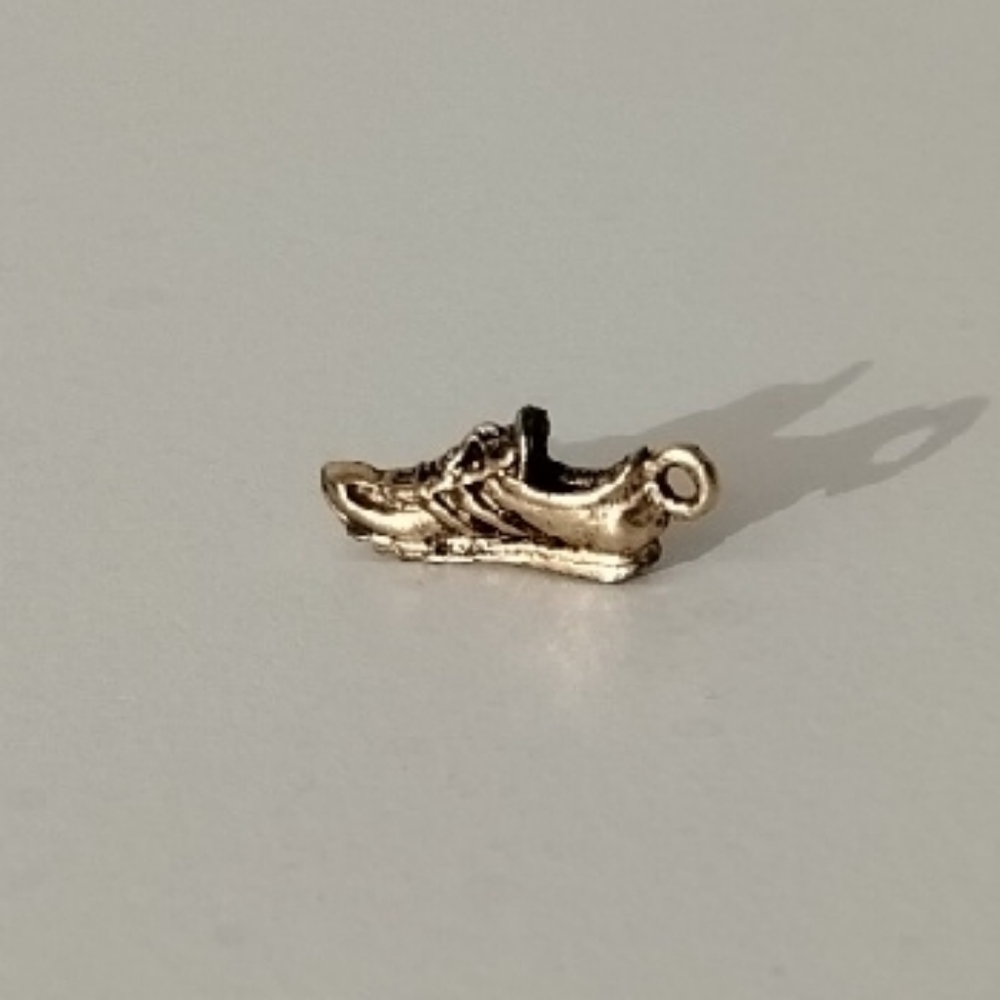 Gold Sneaker Charm